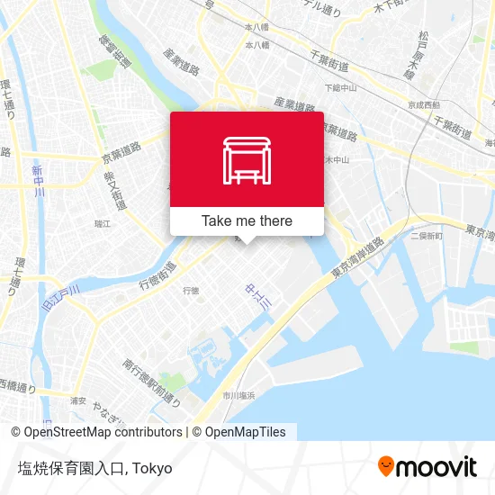 Shioyaki Nursery School Entrance map