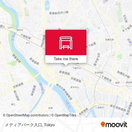 メディアパーク入口 map