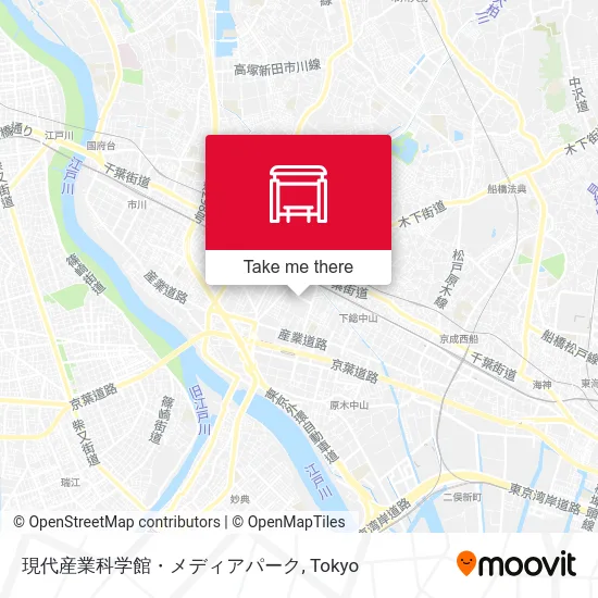 現代産業科学館・メディアパーク map