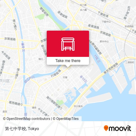 第七中学校 map