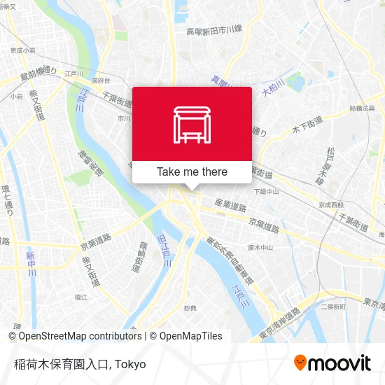 稲荷木保育園入口 map