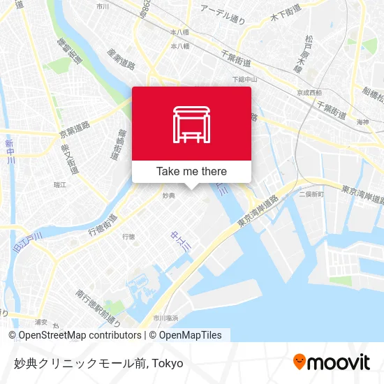 妙典クリニックモール前 map