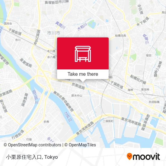 小栗原住宅入口 map
