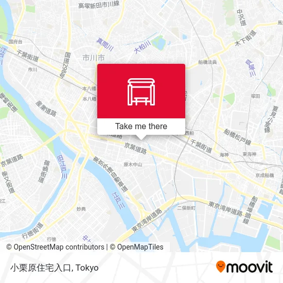 小栗原住宅入口 map