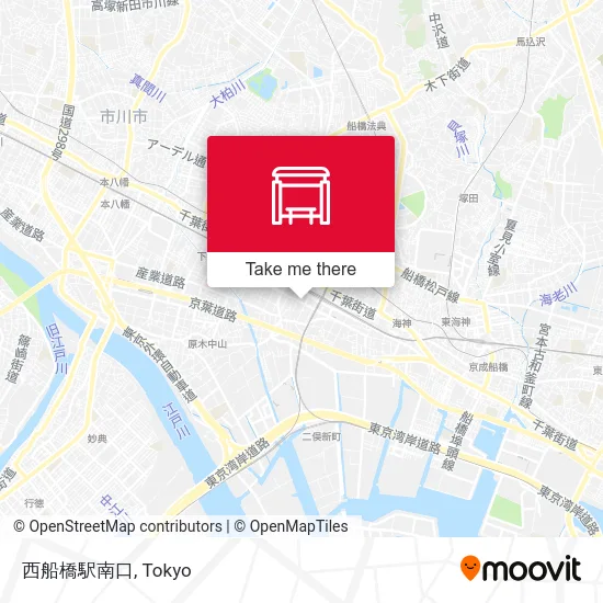 西船橋駅南口 map