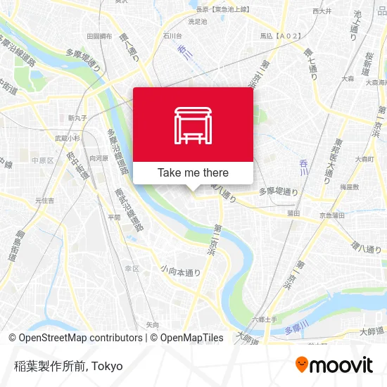 稲葉製作所前 map