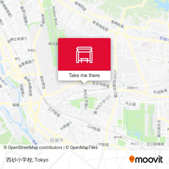 Nishisuna Elementary School map