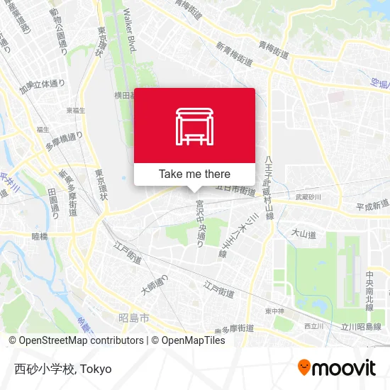 西砂小学校 map