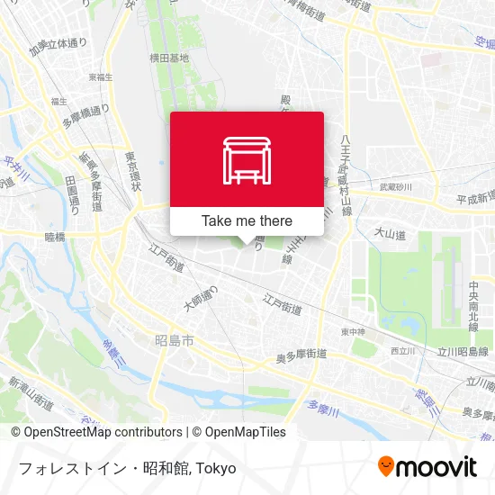 フォレストイン・昭和館 map