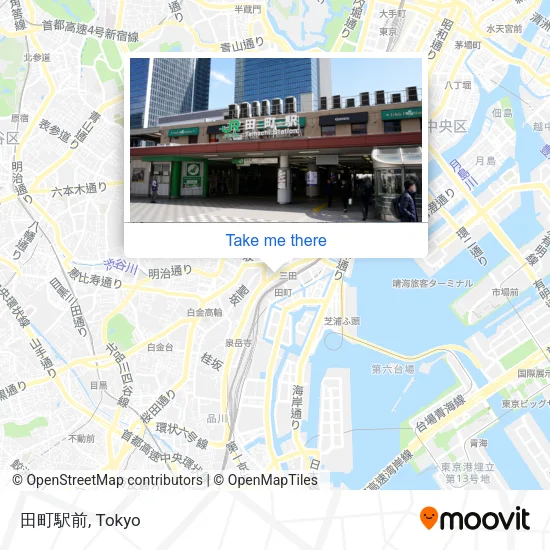 田町駅前 map