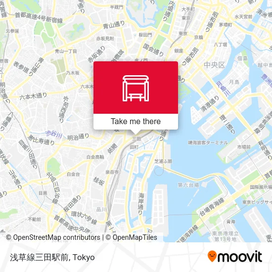 浅草線三田駅前 map