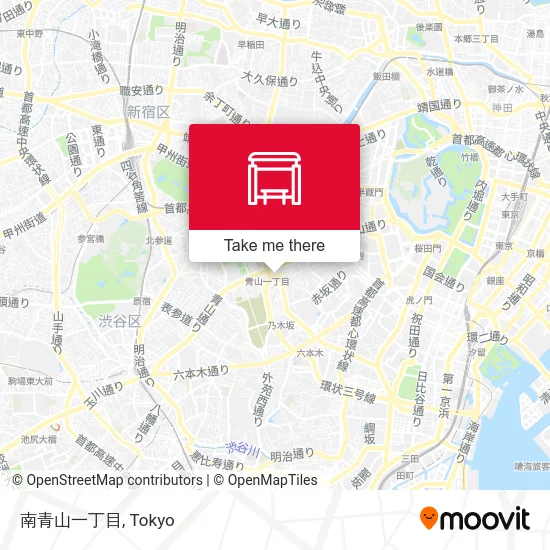 Minami Aoyama 1-Chome map