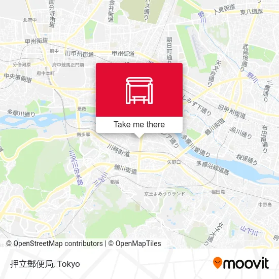 Oshidate Post Office map