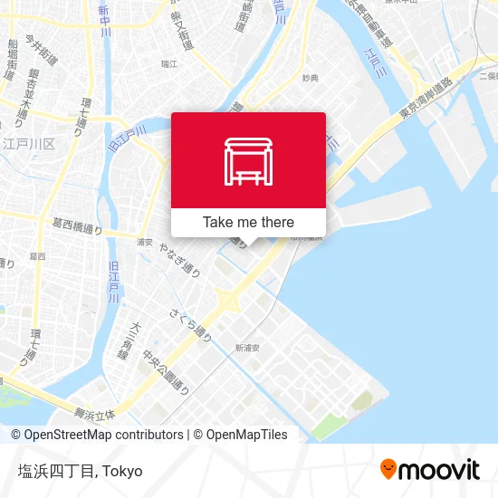 Shiohama 4-chome map