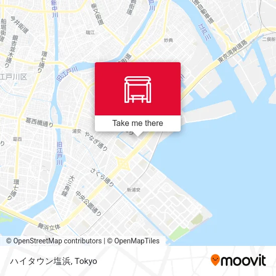 Hightown Shiohama map