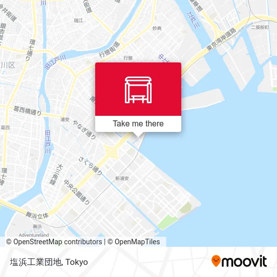 Shiohama Industrial Park map