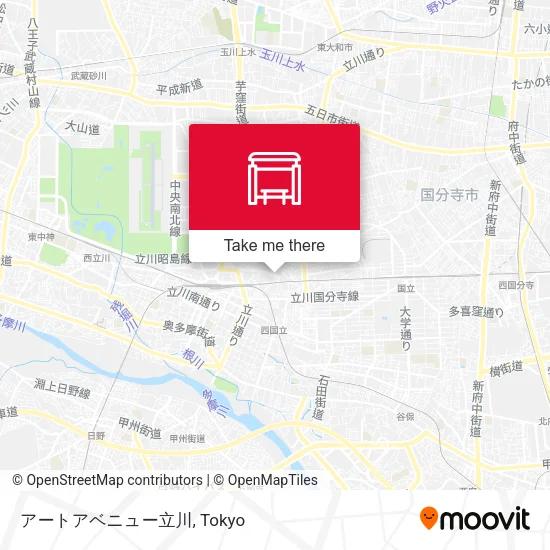 アートアベニュー立川 map