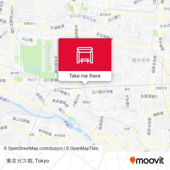 東京ガス前 map