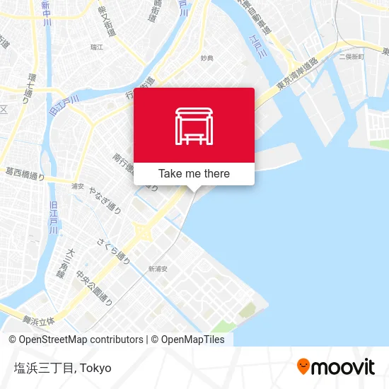 Shiohama 3-chome map