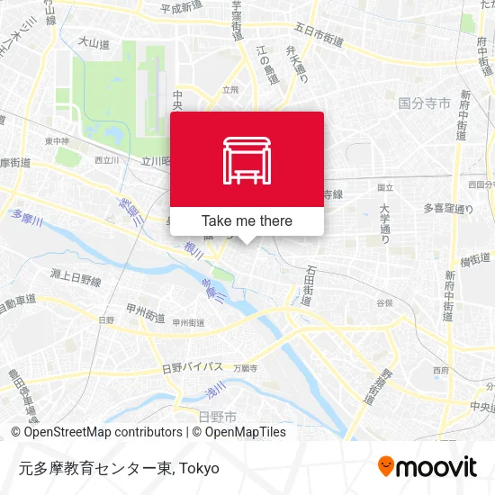 元多摩教育センター東 map