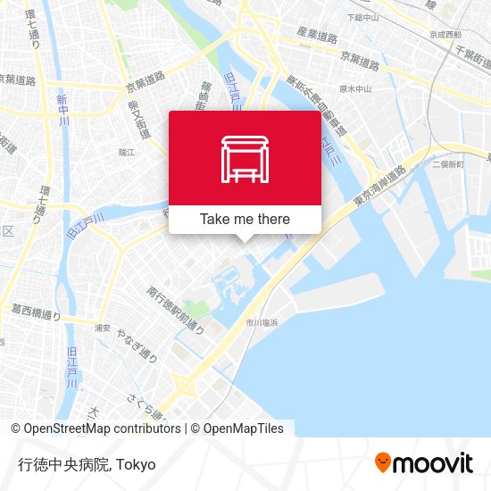 行徳中央病院 map