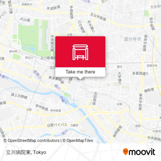 立川病院東 map