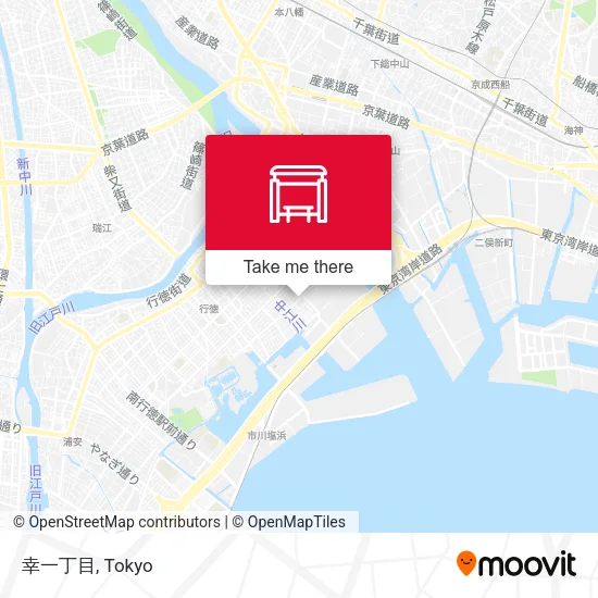 Saiwaiicho 1-chome map