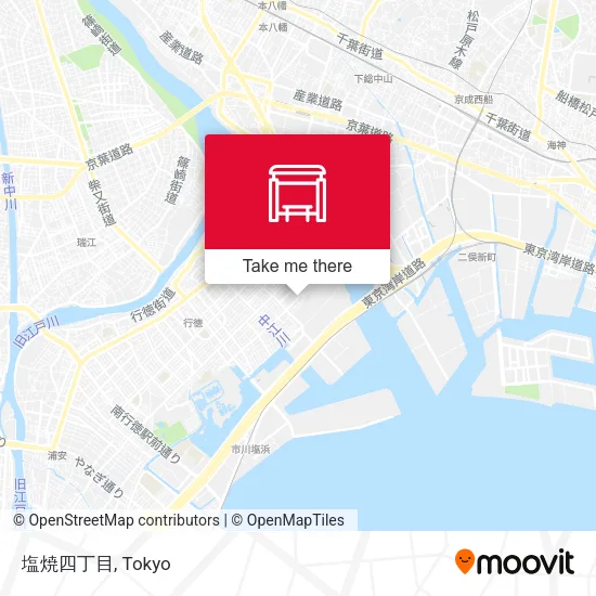 Shioyaki 4-chome map