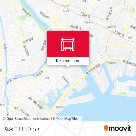 Shioyaki 2-chome map