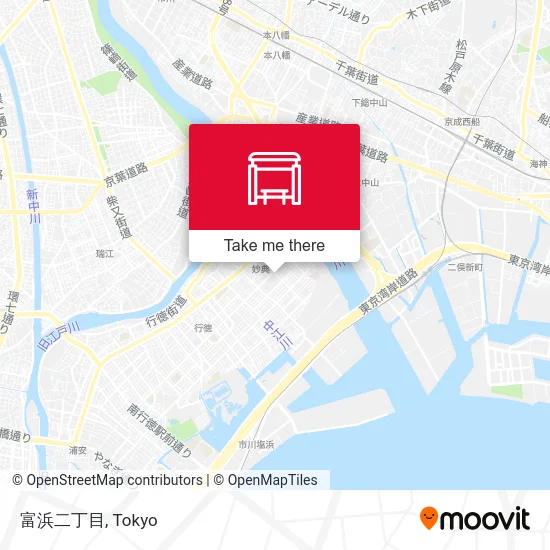 Tomihama 2-chome map