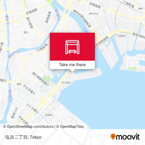 Shiohama 2-chome map