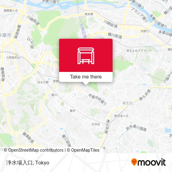 Water Treatment Plant Entrance map