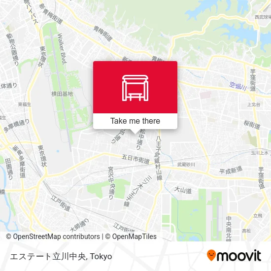 エステート立川中央 map