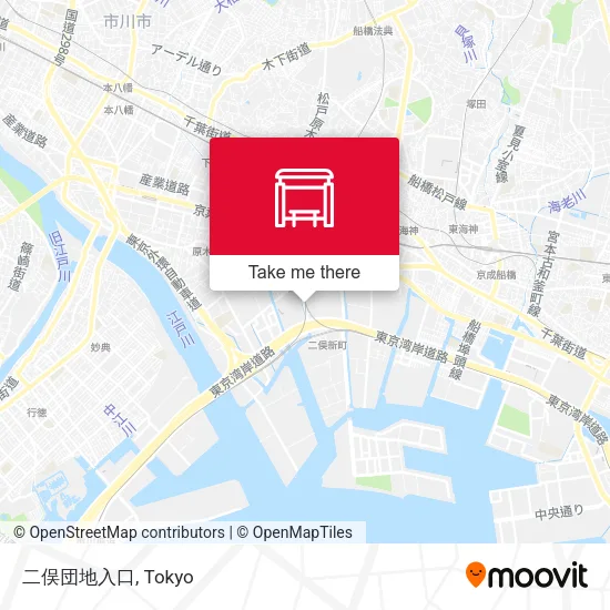 二俣団地入口 map