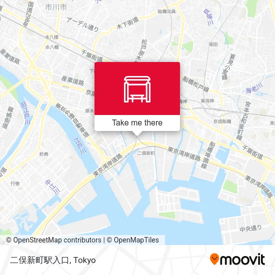 Futamatashimmachi Station Entrance map