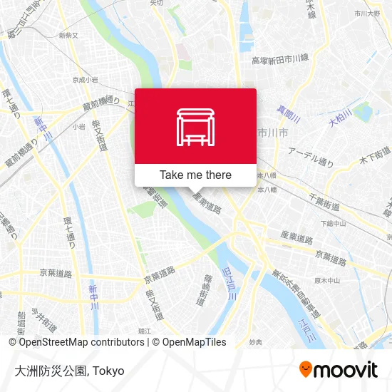 大洲防災公園 map