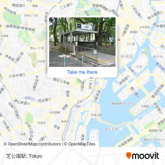 芝公園駅 map