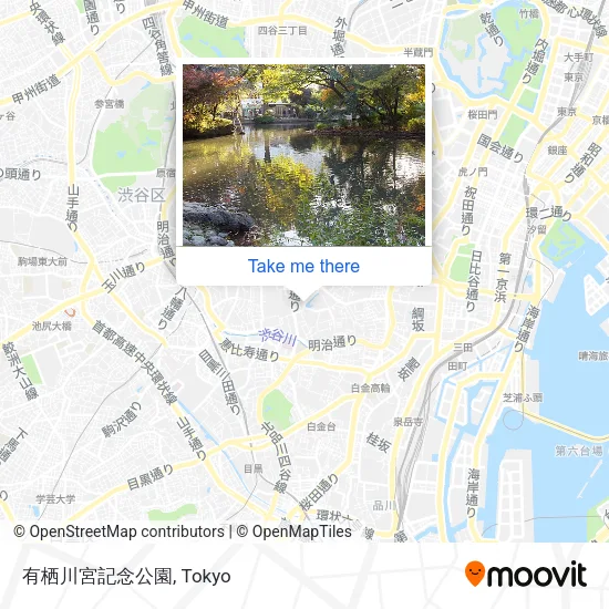 有栖川宮記念公園 map