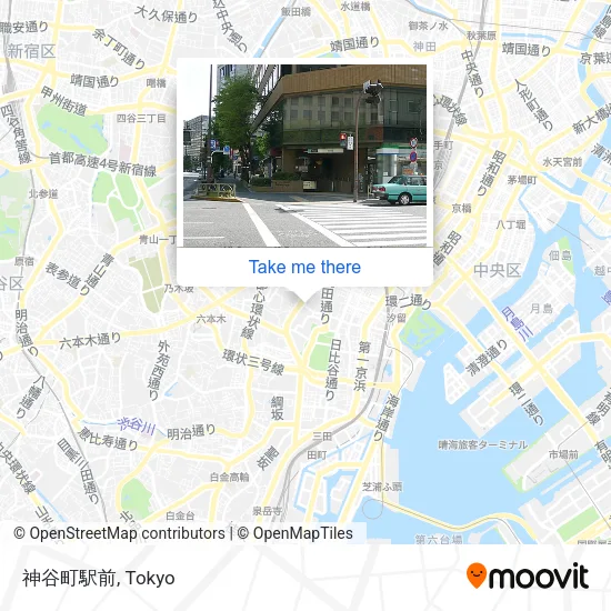 Kamiyacho Station Front map