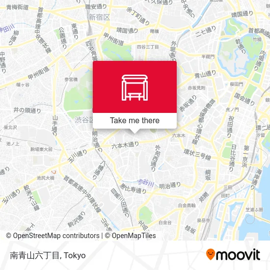 Minami-Aoyama 6-chome map