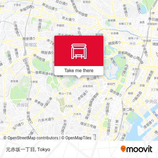 Moto Akasaka First District map