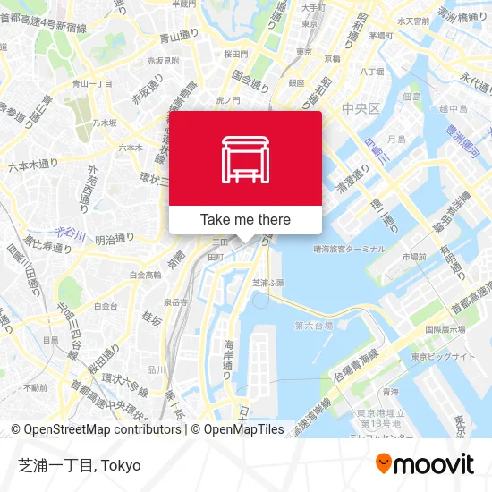 芝浦一丁目 map