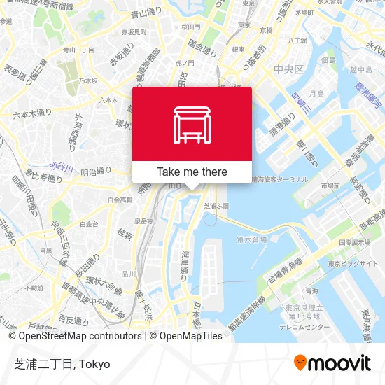 芝浦二丁目 map