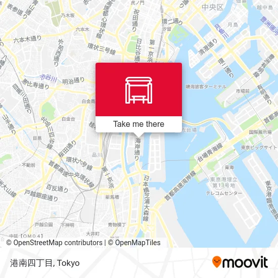港南四丁目 map