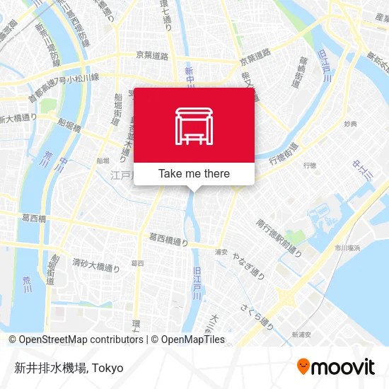 新井排水機場 map