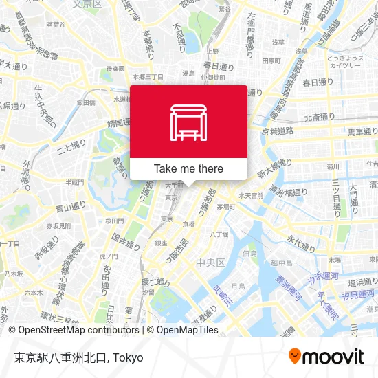 東京駅八重洲北口 map