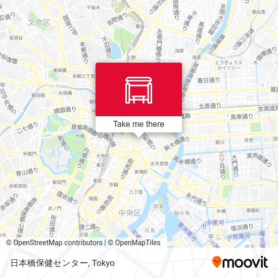 日本橋保健センター map