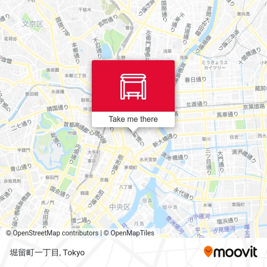 堀留町一丁目 map