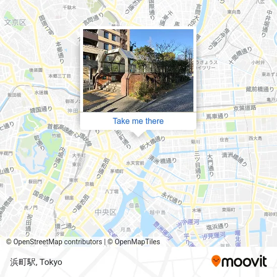 浜町駅 map