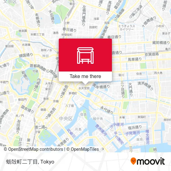 蛎殻町二丁目 map